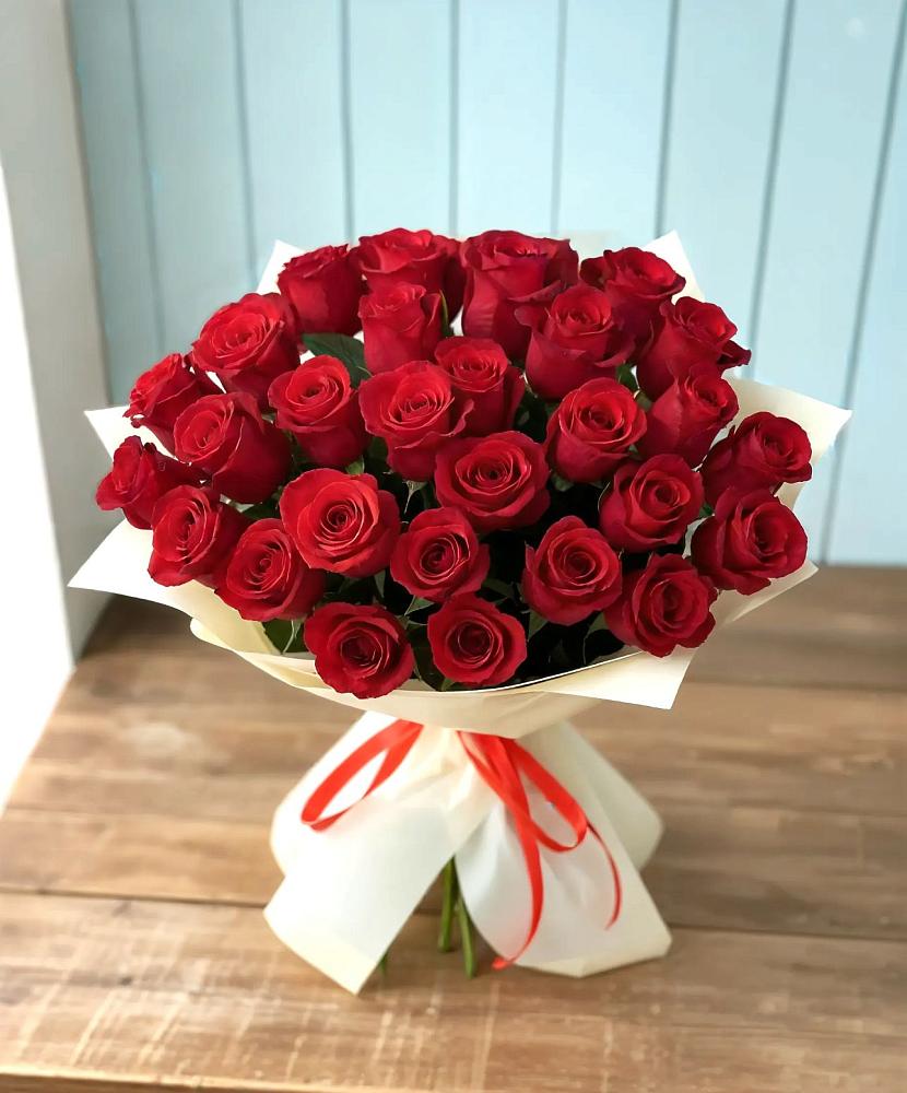 Букет 29 Красных роз в Питкяранте