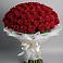 Букет 101 Красная роза Блэк Мэджик в Питкяранте
