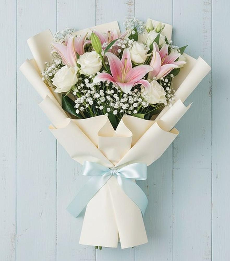 Букет цветов из: Лилии в Питкяранте