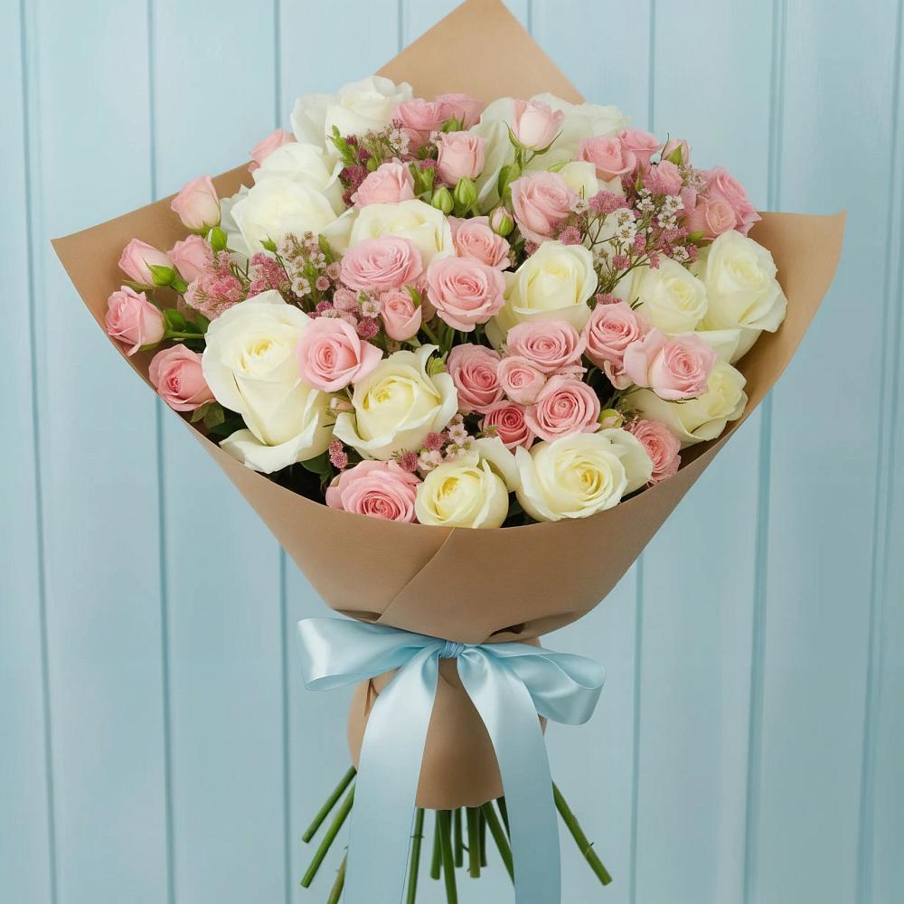 Букет цветов из: Розы в Питкяранте