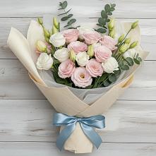 Букет цветов из:  Лизиантусы #REPLACE_PRED# Питкяранте