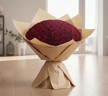 Букет 101 Красная роза в Питкяранте