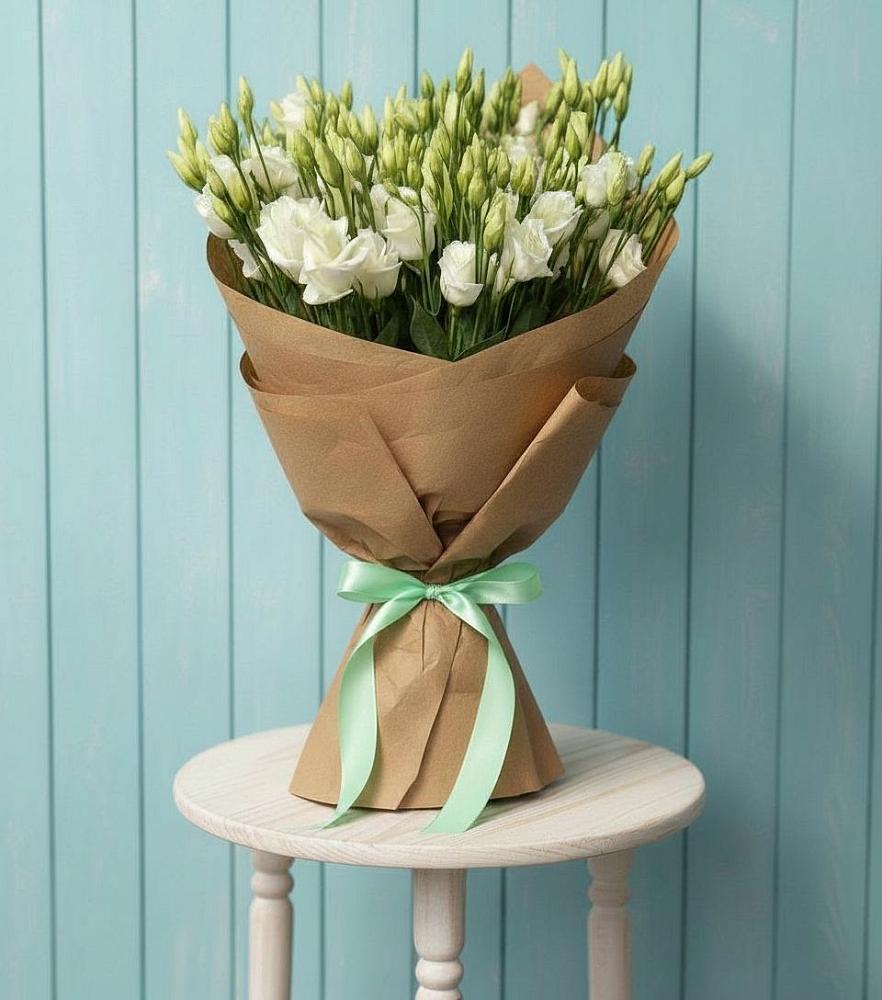 Букет цветов из: Лизиантусы в Питкяранте