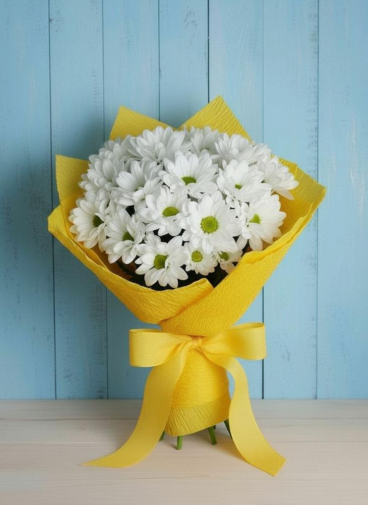 Букет цветов из: Хризантемы в Питкяранте