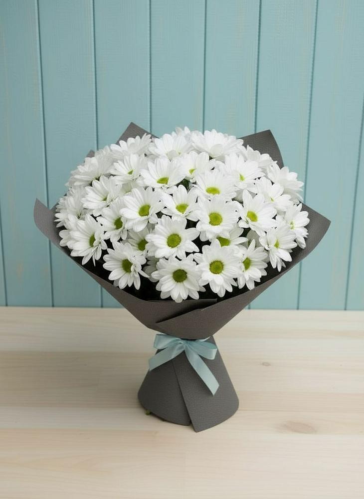 Букет цветов из: Хризантемы в Питкяранте