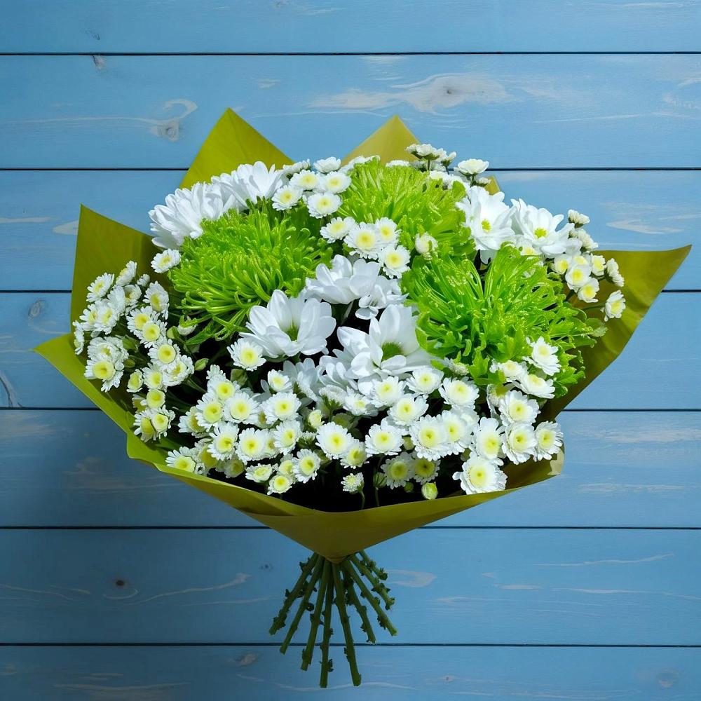 Букет цветов из: Хризантемы в Питкяранте