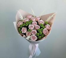 Букет цветов из:  Розы и Хризантемы в Питкяранте