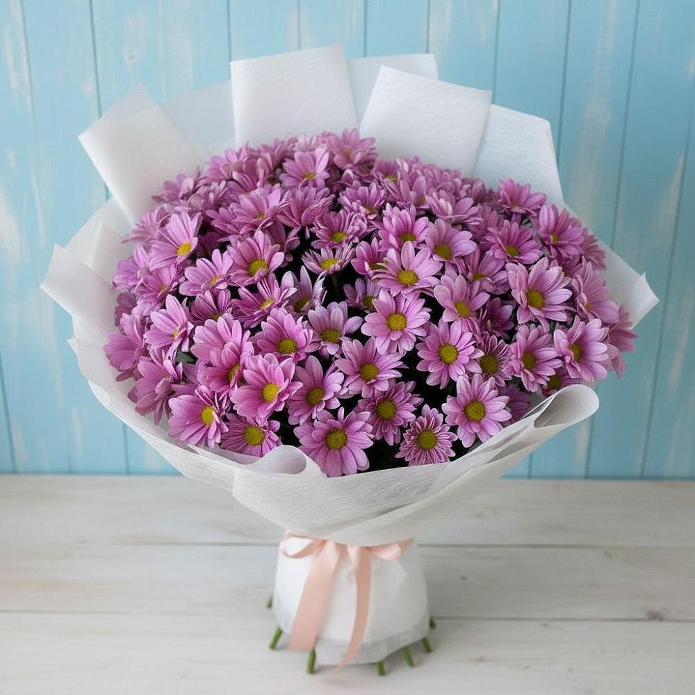 Букет цветов из: Хризантемы в Питкяранте