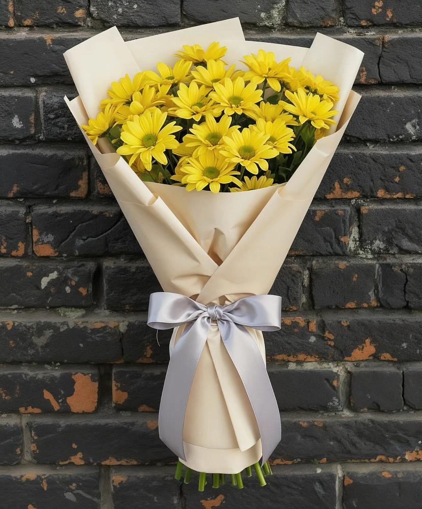 Букет цветов из: Хризантемы в Питкяранте