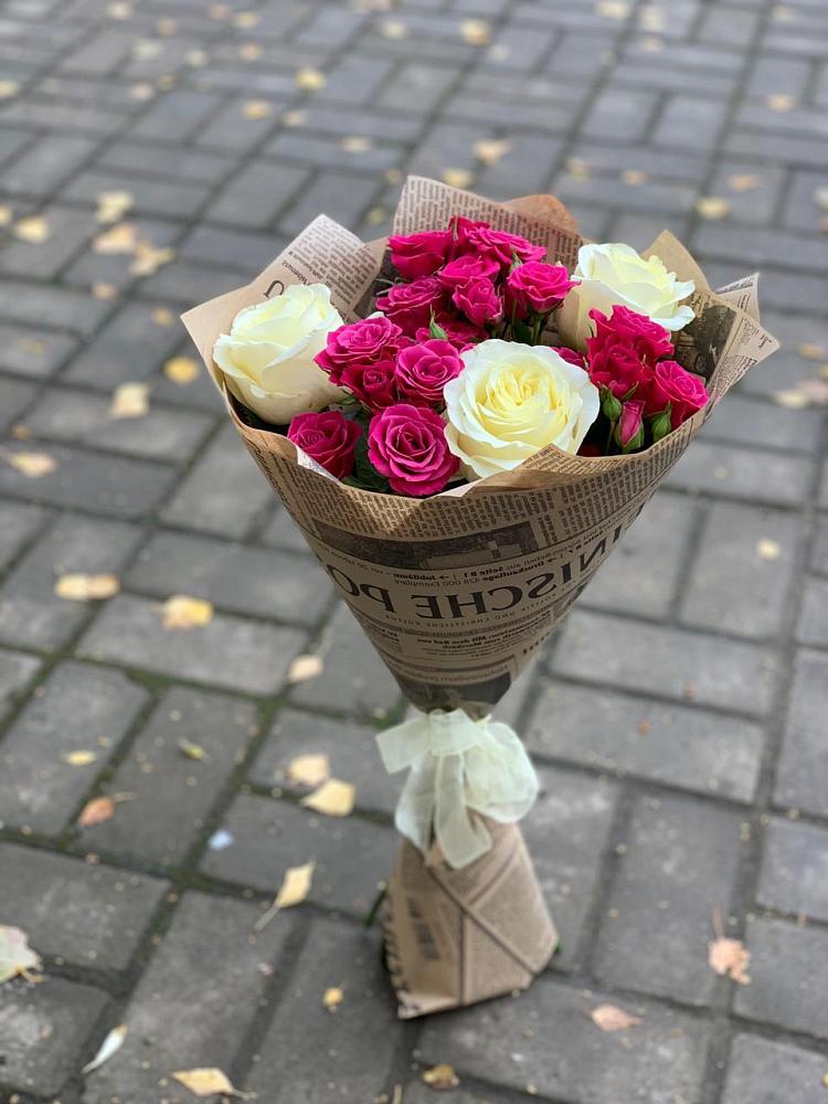 Букет цветов из: Розы в Питкяранте