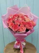 Букет 15 Розовых роз Равель #REPLACE_PRED# Питкяранте
