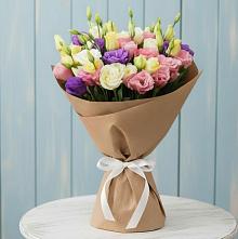Букет цветов из:  Лизиантусы в Питкяранте